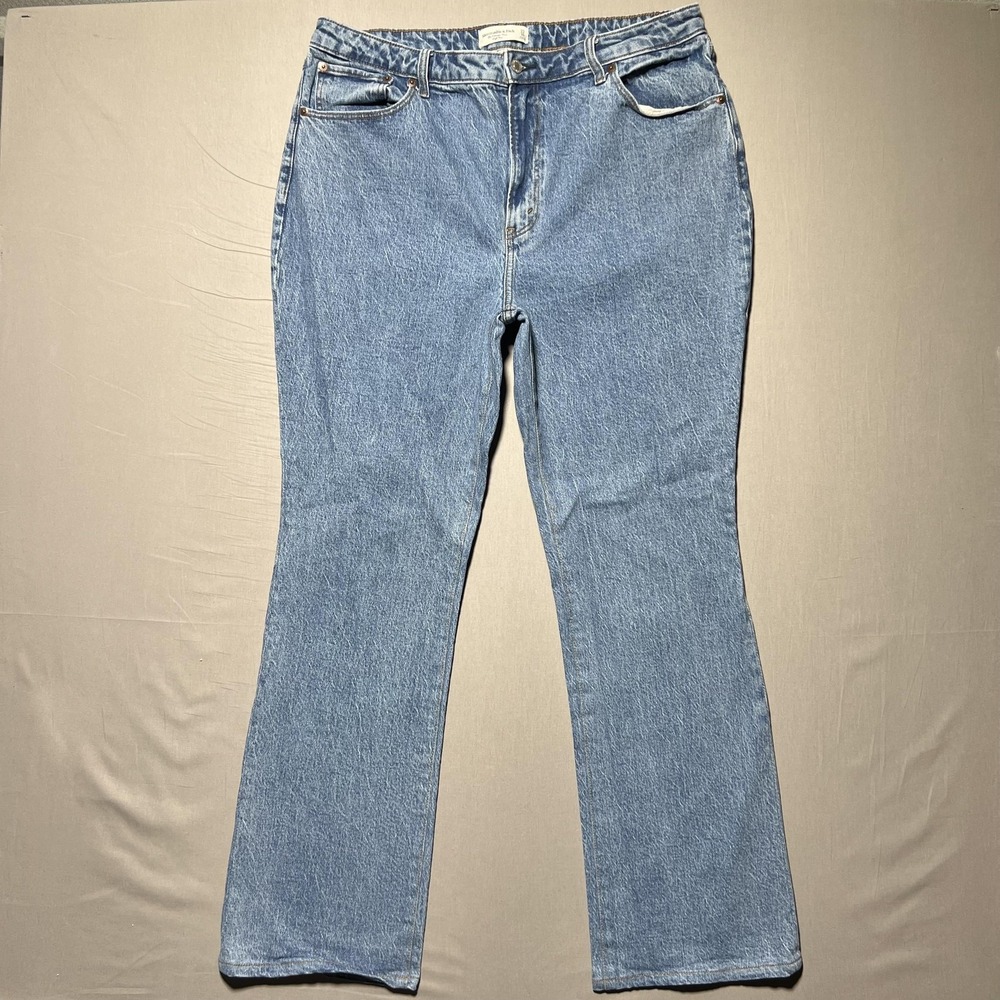 Abercrombie &‎ Fitch Jeans Womens 33 Vintage Flare High Rise Curve Love Denim
